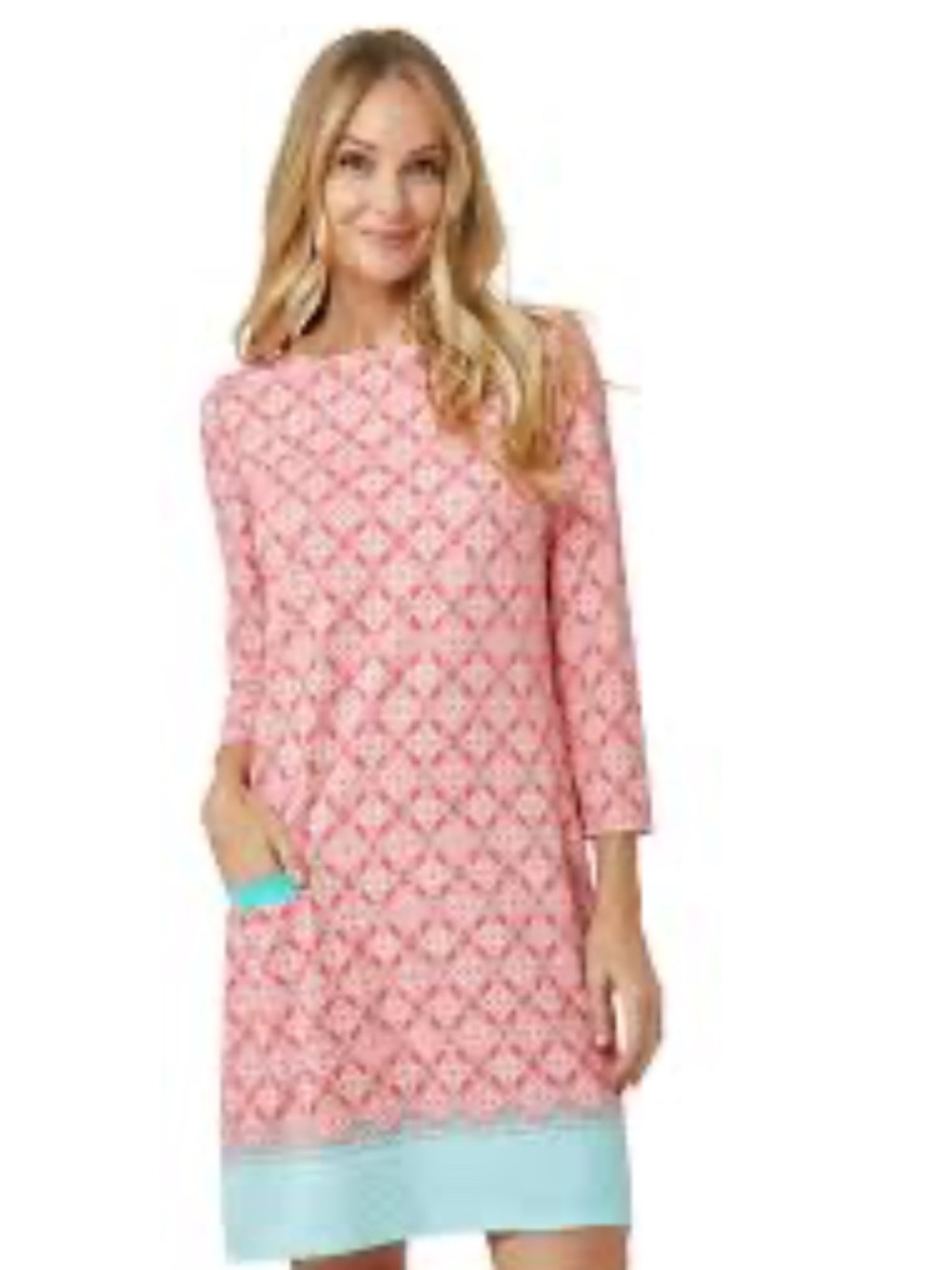 NEW* Cabana Life Coral Tides Shift Dress Sz M NWT